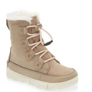 Sorel Explorer Waterproof Faux Fur Lined Boot